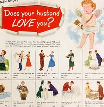 1950 Whitman&#39;s Chocolates Does Your Husband Love Advertisement Candy Cup... - $24.99