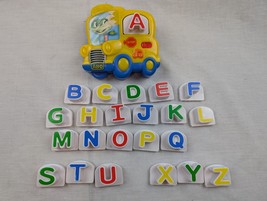 Leap Frog Fridge Phonics Magnetic Alphabet ABC School Bus w/Letters miss... - $9.89