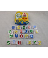 Leap Frog Fridge Phonics Magnetic Alphabet ABC School Bus w/Letters miss... - $9.89