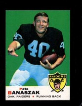 1969 Topps #30 Pete Banaszak Ex (Rc) Raiders *X65418 - £7.22 GBP