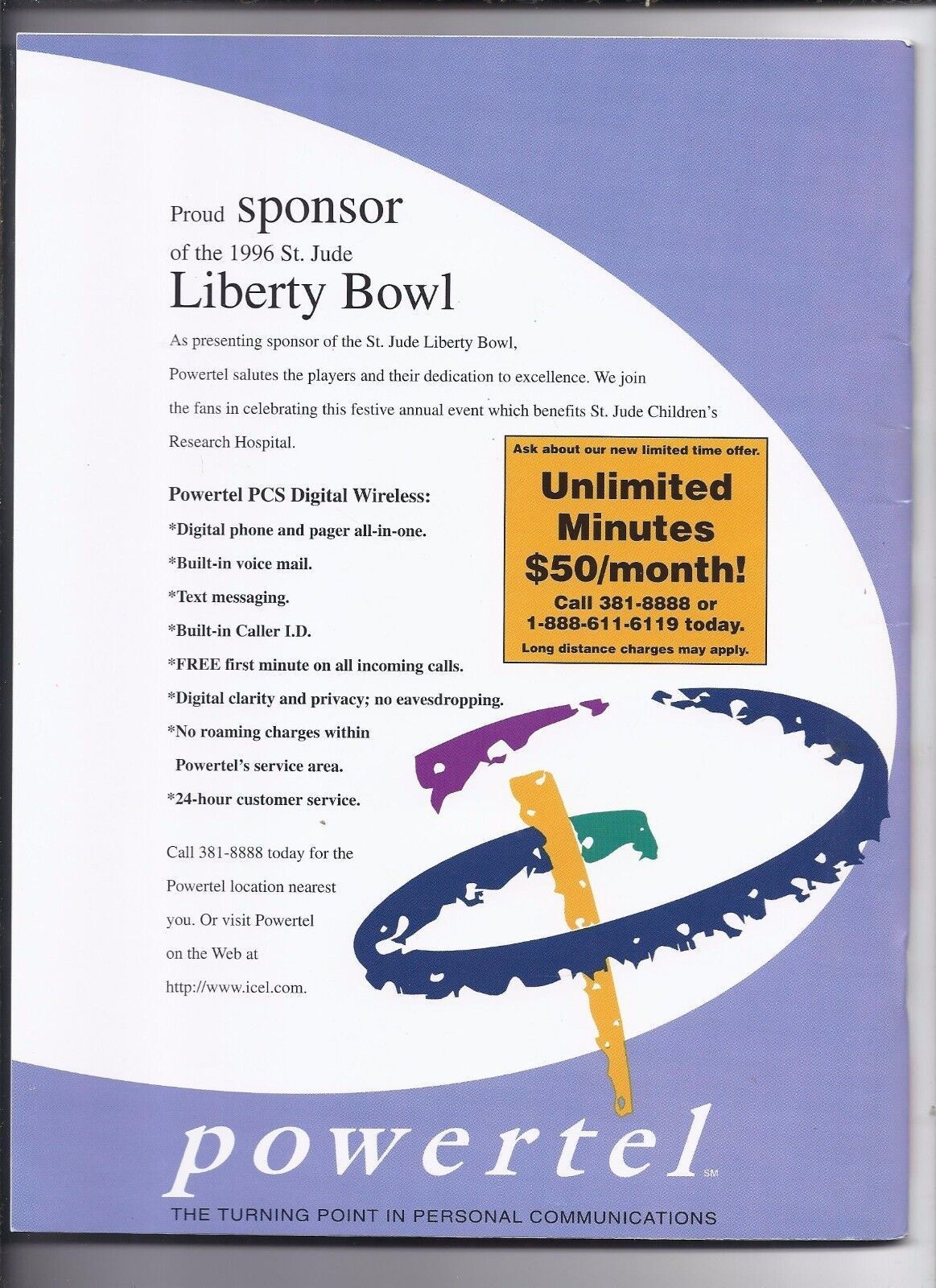 1996 LIBERTY BOWL Game PROGRAM Syracuse Orange men Houston Cougars Item image 2