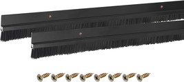 Uxcell 2Pcs Door Brush Bottom Sweep H-Shape, 39-Inch L X 1.6-Inch W, Black - $46.99