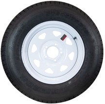 Hi-Run ASB1004 - Trailer Tire, ST205/75D15, 5-Hole White Spoke Wheel, AS... - £237.60 GBP