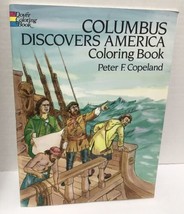 Columbus Discovers America Dover Coloring Book Unmarked - £6.34 GBP