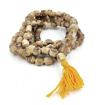 Original Rosary Tulsi 108+1 Beads japa mala necklace for prayer and meditation - £15.03 GBP