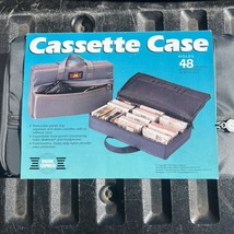 Music Express Cassette Case New Holds 48 Or 30 Tapes Vtg NOS - $21.73