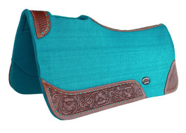 Thick Horse SADDLE PAD  Western Contour Wool Felt Therapeutic 32&quot; x 32&quot; ... - $109.99