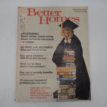 Better Homes and Gardens Magazine November 1971 Vtg - £31.99 GBP