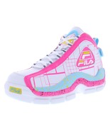 Fila Grant Hill 2 Girls Shoes Size 6, Color: White/Pink/Blue - $54.77