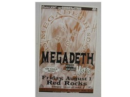 2 MegaDeth Poster Concert Megadeath - £35.39 GBP