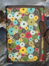 Thirty-One Fold &amp; Go Notepad Writing Tablet Holder Retired Floral Trifol... - €25,07 EUR