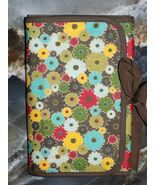 Thirty-One Fold &amp; Go Notepad Writing Tablet Holder Retired Floral Trifol... - €24,85 EUR