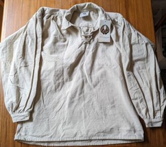 Mytholon Jonathan shirt canvas cream Medium Men&#39;s NWT Long Sleeve - $33.85