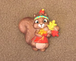 Vintage 1987 hallmark autumn squirrel pin thumb155 crop