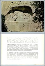 SWITZERLAND Postcard - Monument of the Lion B9 - $52.50 MXN