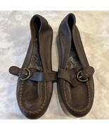 Dockers Women&#39;s Brown Leather Loafer Slip-On 10inch - $18.93 CAD