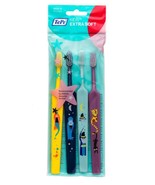 TePe Kids Extra Soft Tooth Brushes 4 pcs Made In Sweden  - £16.28 GBP