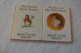 Lot of 2 The Tale of Mrs. Tittlemouse &amp; The Tale of Timmy Tiptoes by Beatrix Pot - £12.08 GBP