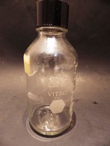 Vintage VITRO 250ml Clear Glass Apothecary Laboratory Bottle Wheaton Scr... - $14.84