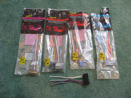 Lot of 5 Assorted Auto Stereo Wire Harness Domestic - NOS and Opened Bag - £15.17 GBP