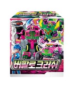 Metal Cardbot Buffalo Crush Korean Vehicle Transforming Action Figure Ro... - $1,283.67 MXN
