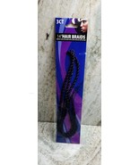 3ct 14” Hair Braids Crochet Hair Extensions:-Purple With Loops For Easy App - $16.11 CAD
