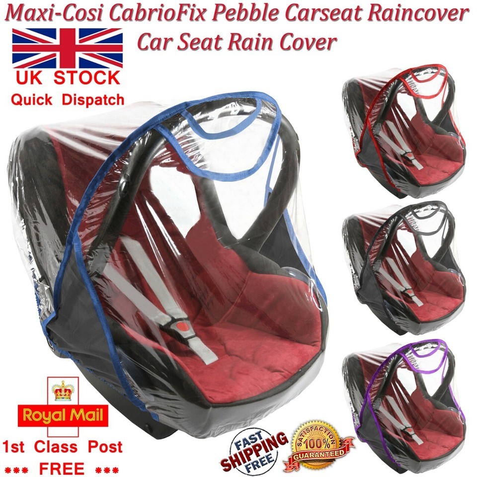 Baby Car Seat Clear Plastic Rain Canopy Shield Toddler Cot Cover Rain Pr... - $9.49