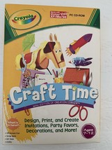 Crayola Craft Time Mini-Edition of Creation Corner PC CD-Rom for Ages 7-12 - £9.10 GBP