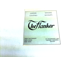 1971 Ad The Flanker, Lunches, Dancing Oakland, Calif Fred Biletnikoff Ra... - $8.99
