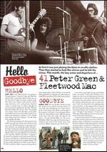 Peter Green The Fleetwood Mac Years full page history article - £3.28 GBP