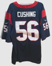 Brian Cushing #56 Houston Texans NFL Nike AFC Navy Red Blue Sewn Jersey 52 - $80.26