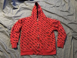 Rogue Status Gun Show Allover Print Zip Hoodie Men’s Medium Red &amp; Black ... - $224.95