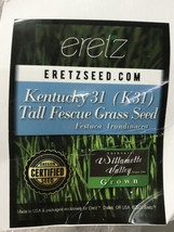 Kentucky 31 K31 Tall Fescue Grass Seed by Eretz State Certified, No fillers - £102.99 GBP