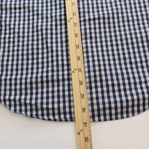 Land's End Traditional Fit Long Sleeve Men's Blue White Plaid Check Shirt 15 1/2 image 12