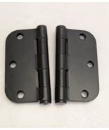 Lot of 2 Deltana S35R510B 3.5”x3.5”x 5/8” Radius Corner Plain Hinge Blac... - €8,49 EUR