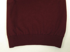 Men's Sweater Knit By BRANGO Turkey Mock Neck Cotton Blend 21050 Burgundy image 5