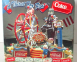 New Vintage Enesco Coca-Cola Multi-Action Illuminated Deluxe Musical Fai... - £232.85 GBP