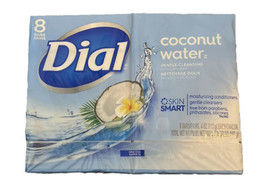 DIAL Coconut Water Gentle Cleansing Skincare Bar Soap (8) 4 Oz Bars DISC... - $28.59