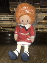 LITTLE ORPHAN ANNIE STUFFED DOLL AND SANDY DOG  KNICKERBOCKER - £10.25 GBP