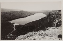 Lake of the Clouds Porcupine Mtn State Park Michigan 1950&#39;s? RPPC Not Po... - $13.21