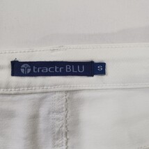 Tractr Blu RN#106570 Women's White Asymmetrical Denim Mini Skirt Size S Waist 30 image 4