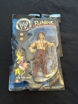 John Cena Rob Van Dam Autographed Wwe Ruthless Aggression Figure Error Rare Jsa - £367.46 GBP