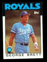 Vintage 1986 Topps Baseball Trading Card #300 Royals George Brett (Hof) - $9.84