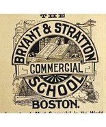Bryant &amp; Stratton Commercial College 1894 Advertisement Victorian 5 ADBN1jj - €17,15 EUR