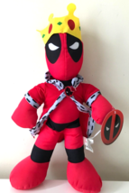 NEW Large King  Deadpool Plush 15&quot; Marvel Collectible. Licensed Toy. NWT - £13.15 GBP