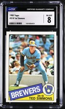 1985 Topps Ted Simmons #318 CGC 8 P1369 - £8.65 GBP