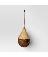 Threshold 10&quot; Outdoor Woven Bird House Beige - €14,88 EUR