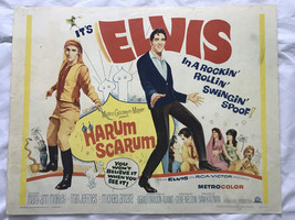 &quot;Harum Scarum&quot; 1965 Original Movie Poster First Issue 22x28 Elvis Presley Mobley - £157.80 GBP
