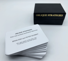 Brian Eno Peter Schmidt: Oblique Strategies Cards 5th Edition 2001 BRAND... - £149.45 GBP