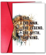 Funny Father’s Day Card for Dad &#39;The Man. The Legend. The Myth. The King.&quot; - $4.94